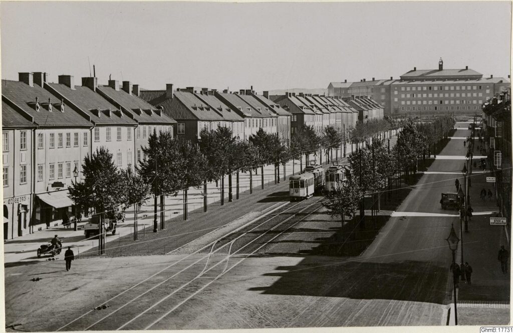 Butiken syns i nedre över hörn