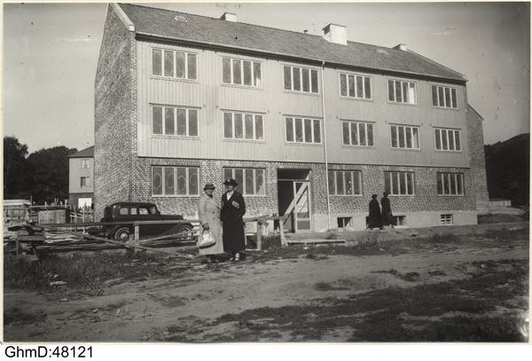 Ekedalsgatan 53 byggs 1935. Arkivfoto: GhmD-48121