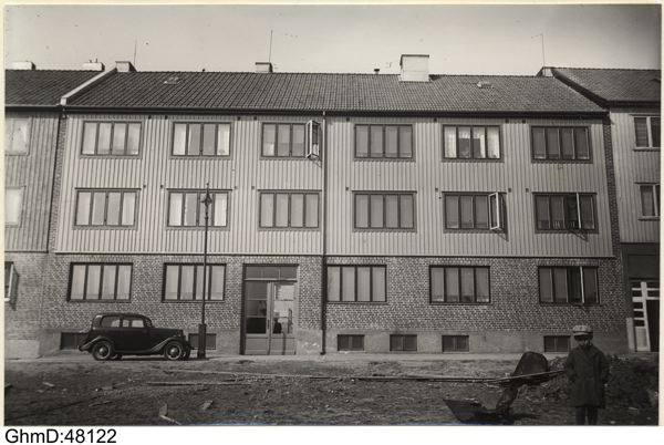 Ekedalsgatan 53 byggs 1935. Arkivbild: GhmD-48122