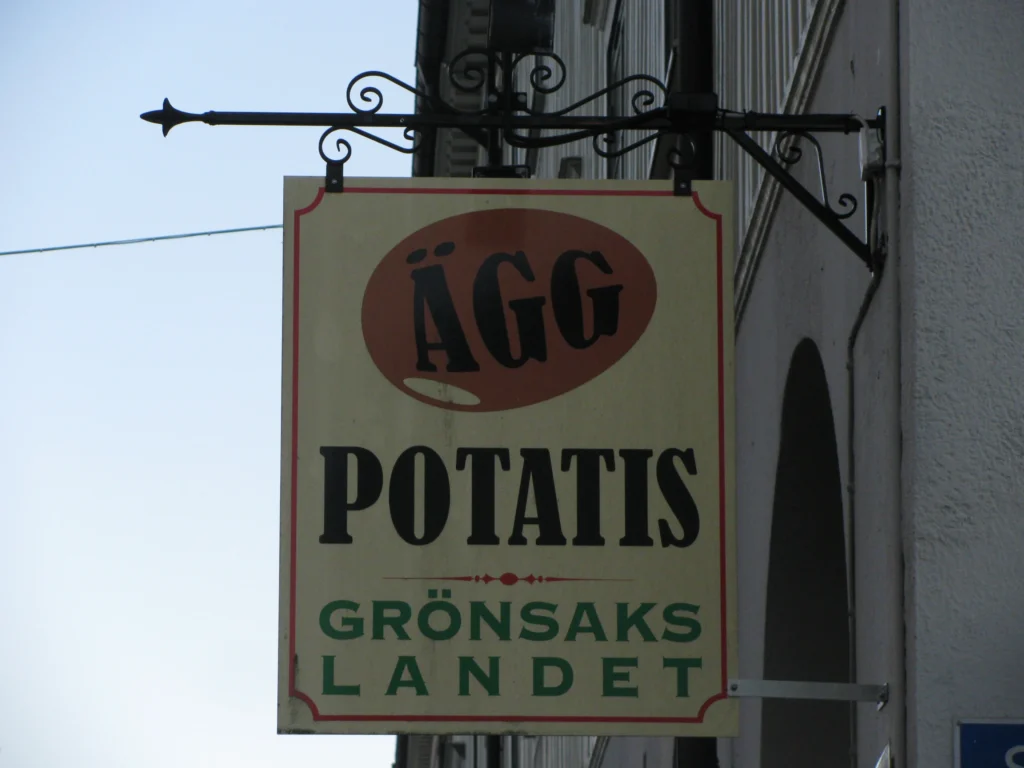 Grönsakslandet Ägg Potatis