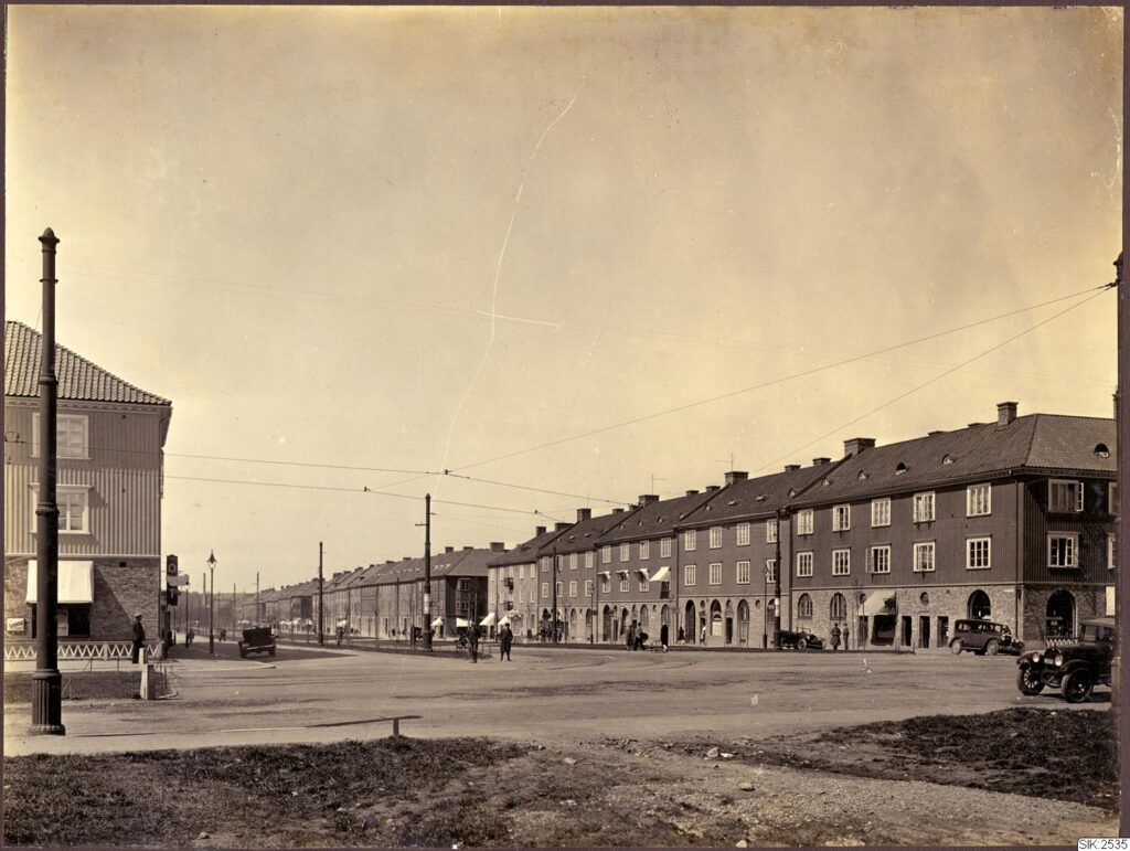 Mariagatan / Älvsborgsgatan 1927. Foto: SIK-2535