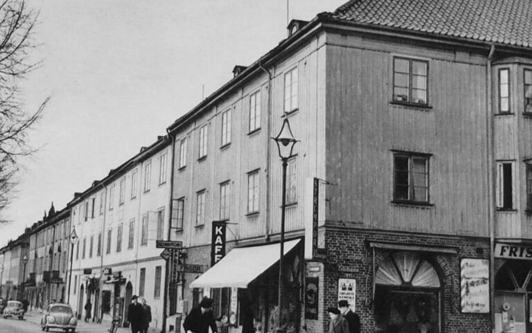 Älvsborgsgatan Ostindiegatan 1953. Foto: Eric Månsson